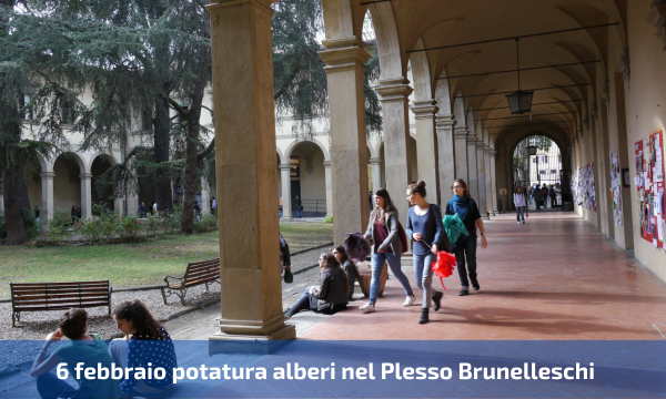 Plesso Brunelleschi: lavori di potatura alberi martedì 6 febbraio